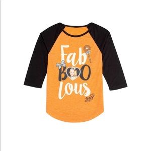 JoJo Siwa Halloween shirt fab boo lous 7/8 bow